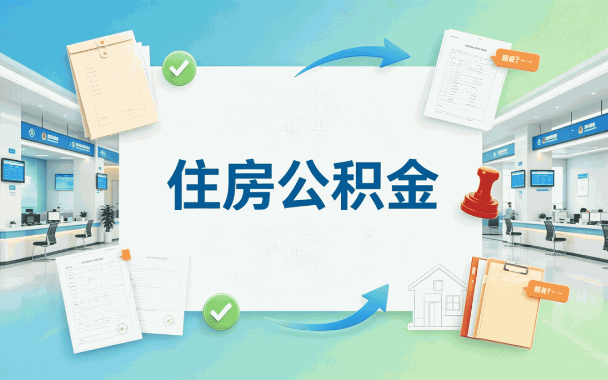 庆阳离职公积金提取办理攻略我头回办完复盘